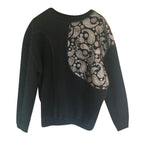 Stella McCartney Black Paisley Embroidered Jumper