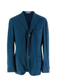Boglioli Blue Textured Jacket / Blazer