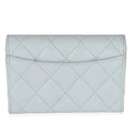 Chanel  Quilted Caviar Flap Card Holder