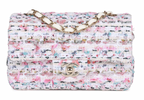 Limited Edition Multicoloured Tweed Mini Flap Bag