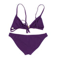 Tooshie Purple Tringle Bikini Set with Studs