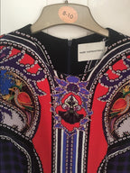 Mary Katrantzou Printed Cap-Sleeve Dress