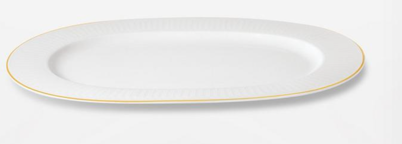 Villeroy & Boch Château Septfontaines Bone-Porcelain Oval Plate, 41.5cm
