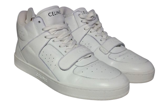 Celine  White CT-02 Mid Sneaker