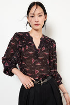Printed Cathel Blouse
