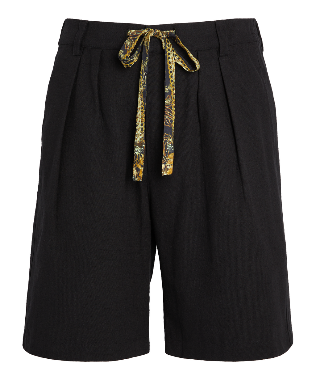 Camilla Pleated Shorts The Night Is Noir