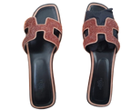 Hermes Embellished Oran Sandals