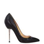 Christian Louboutin Black Leather Lipsinka Pumps