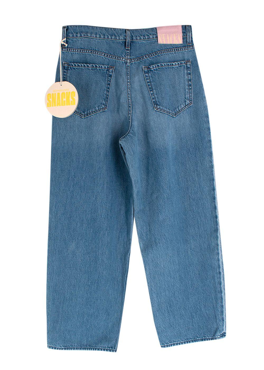 Mother The Fun Dip Mid-Rise Wide-Leg Jeans