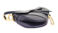 Dior Black Leather Saddle Bag