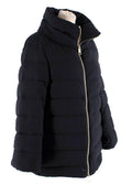 Herno Black Twill Padded Quilted Jacket