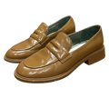 Chanel Brown Patent Loafers