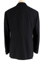 Pal Zileri Black Single Breasted Wool Blazer