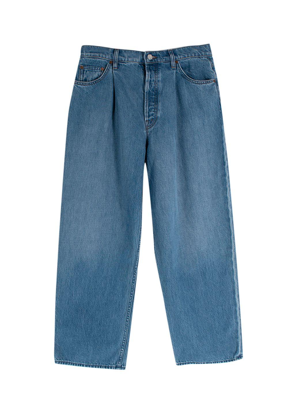 Mother The Fun Dip Mid-Rise Wide-Leg Jeans