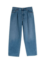 Mother The Fun Dip Mid-Rise Wide-Leg Jeans