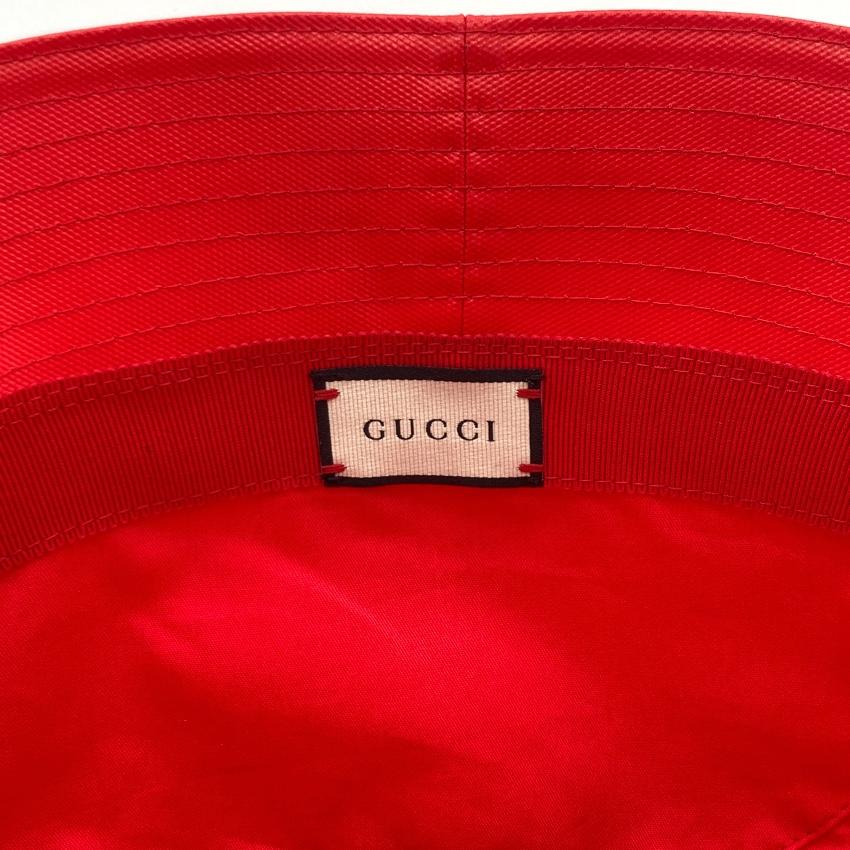 Gucci Men's Red Bucket Hat