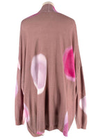 In Bed With You Pink Printed  Longline Cardigan