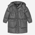 Balmain Black Logo Puffer Coat