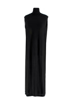 Toteme Black Wool Cocoon Maxi Dress