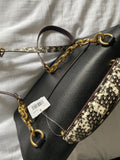Black Parker Top Handle Bag