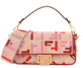 Fendi Pink Monogram Baguette Bag