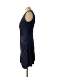 Marios Schwaab Navy Crystal Embellished Mini Dress