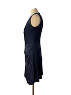 Marios Schwaab Navy Crystal Embellished Mini Dress