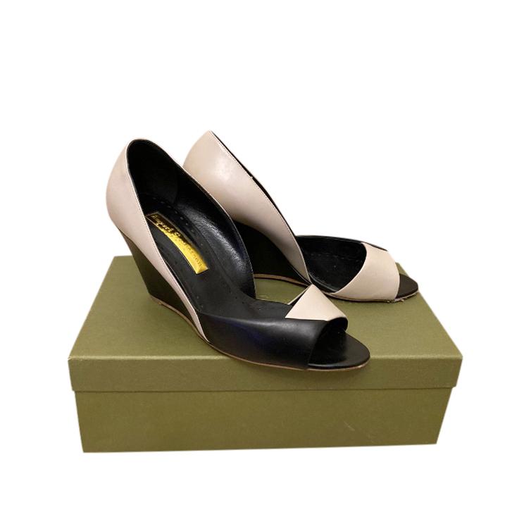 Rupert Sanderson Bi-Colour Wedge Pumps