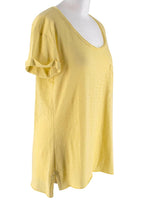 Rag & Bone / Knit Yellow Cotton T-shirt