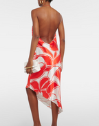 SIR Ramona Printed Silk Midi Dress