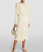 Ninety Percent Draped Muay Midi Dress