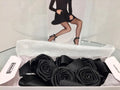 Wolford Limited Edition Satin Rose Gaiters