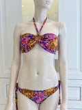 Couture Bali Print Bandeau Bikini