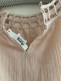 Bonpoint Blush Pleated Girls 12Y Dress