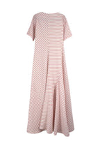 Rosie Assoulin White and Red Striped Dress