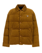 Prada Ochre Corduroy Down Jacket