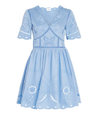 Claudie Pierlot  Butterfly-Embroidered Mini Dress
