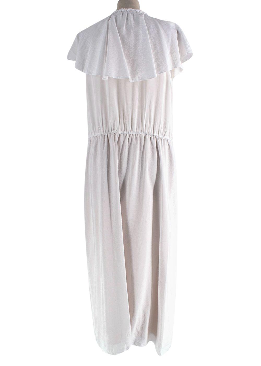 Vince White Wrap Sleeveless Dress