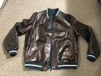 Brunello Cucinelli Metallic Python Bomber Jacket