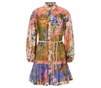 Zimmermann Tropicana Short Belted Dress