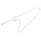 Silver  Open Heart Necklace
