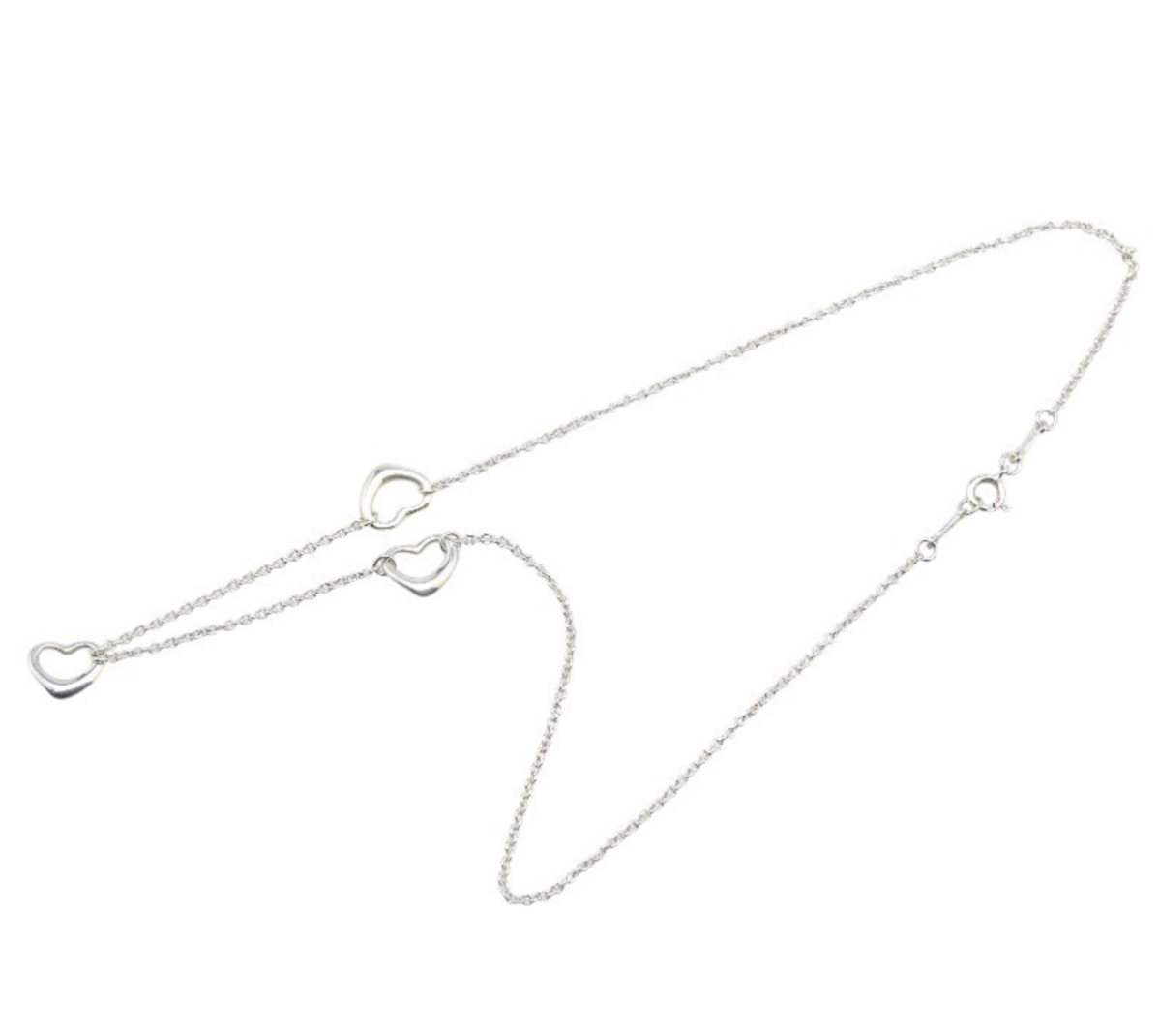 Silver  Open Heart Necklace