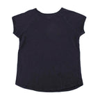 Bonpoint Grey Cotton Holographic Cherry Logo T-shirt