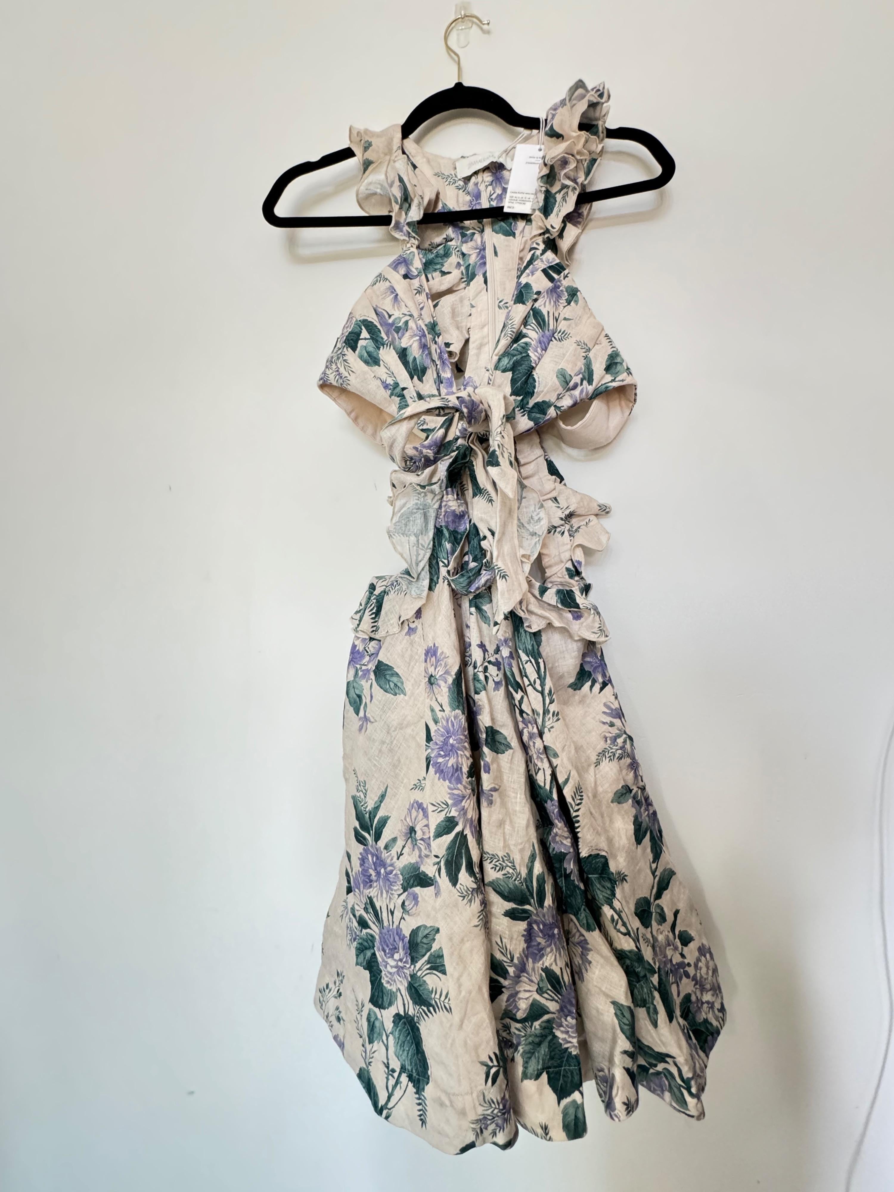 Zimmermann Floral Cassia Mini Dress