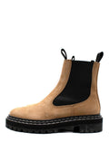 Proenza Schouler Sandy Brown Suede Chelsea Boots