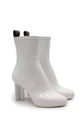 Louis Vuitton White Silhouette Shint Rubber Ankle Boot