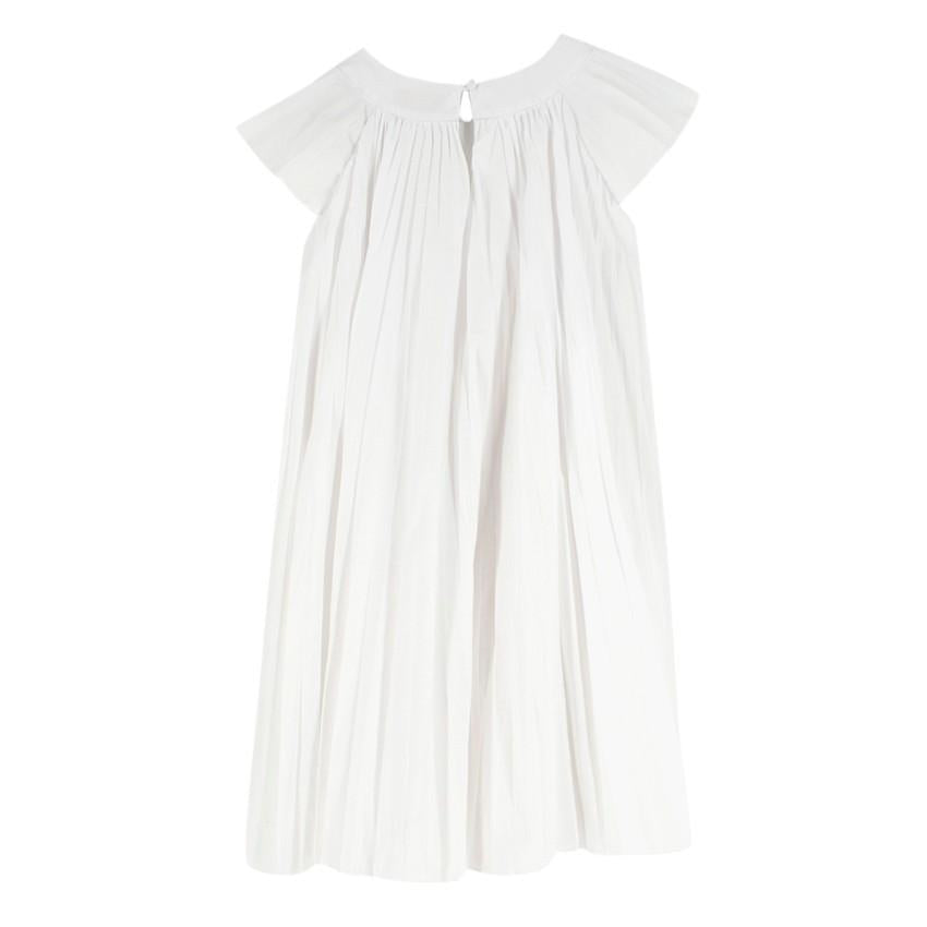 Jacadi white pleated dress