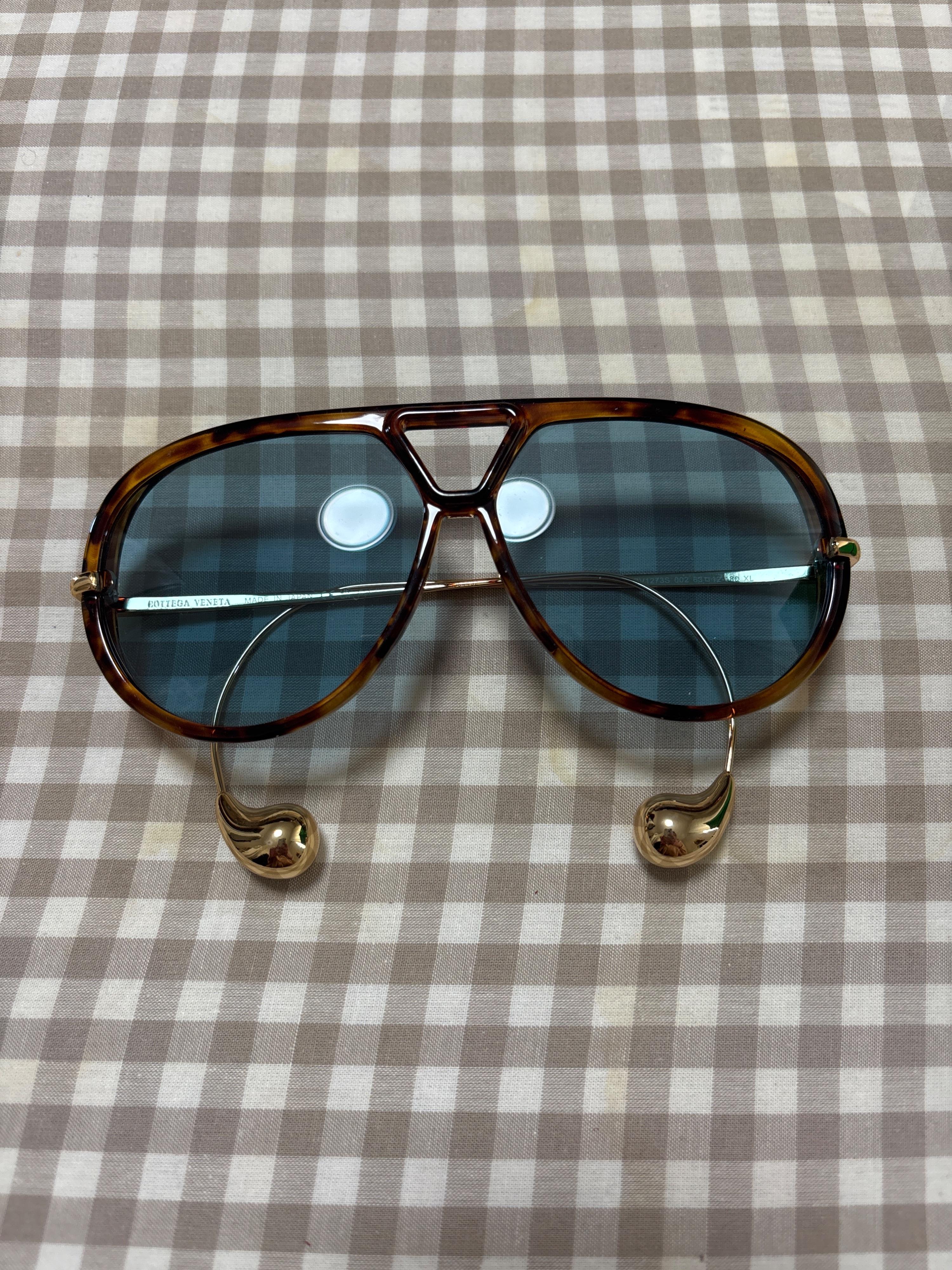 Bottega Veneta Blue Lens Sunglasses