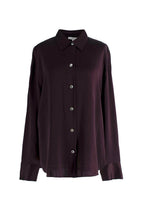 Vince Burgundy Silk Blouse