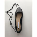 DVF Metallic Lace-Up Ballerinas